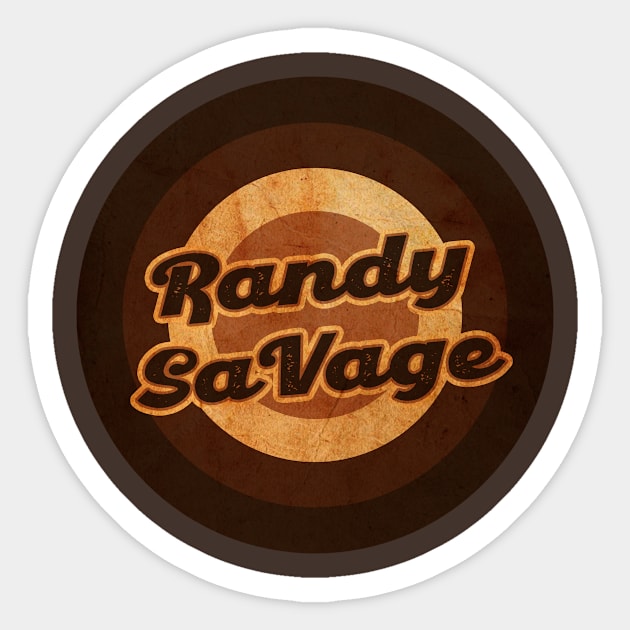 randy savage Sticker by no_morePsycho2223